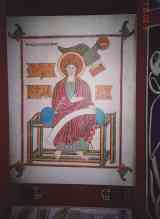 St. John in the 
Lindisfarne Gospels